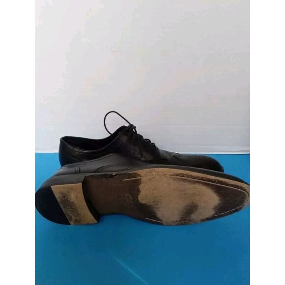 Leather Wingtip Oxford‎ Dress Shoes Lace Up Business Casual Black main image 8